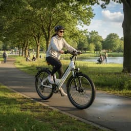 Cybervelo EK2 1000W Peak Electric Bike for Adults 26" 7-Speed Removable Battery Ebike Up to 80 Miles Range Commuter Electric Bicycle for Beach Snow Men Women