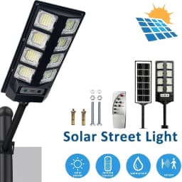 Outdoor High Brightness Solar Security Light, Motion Sensor Auto On, Design, Multiple Sizes, Cordless Solar Lighting for Street, Garden, Garage & Parking Lot, Suitable for Gifting