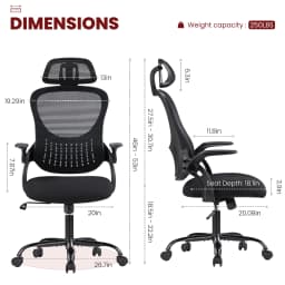 MCQ Gaming Chair Ergonomic Office Computer Adjustable Headrests Chair Flip-up Arms Comfortable Lumbar Support For Office Class