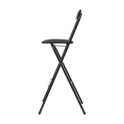 Modern Foldable Bar Chair 29.53in Seat Height X-shaped Chair Legs, 125kg/275.58lbs Load Capacity, for Home Cafe Bar