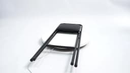 Modern Foldable Bar Chair 29.53in Seat Height X-shaped Chair Legs, 125kg/275.58lbs Load Capacity, for Home Cafe Bar