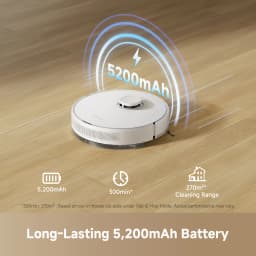 Dreame GoVac 200L 2-in-1 Robotic Vacuum & Mop — 13,000 Pa Vormax Suction, Smart Pathfinder Mapping & App Control for Carpet, Hardwood & Tile