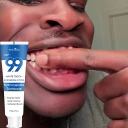 New Powerful Whitening Toothpaste, Brightens Teeth, Eliminates Bad Breath Stains and Odor, Mint Flavor, Deep Cleaning, Fresh Breath, Cares for Gums, Boosts Confidence in Smile, Travel-Friendly Tube for Home & On-the-Go Oral Care, Local Warehouses
