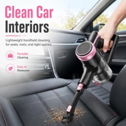 Cordless Vacuum Cleaner, 55KPa Powerful Suction, 45Mins Runtime, Self-Standing Stick Vacuum with 1.5L Dust Cup, 3 Suction Modes for Home Floor,Pet Hair and Carpet