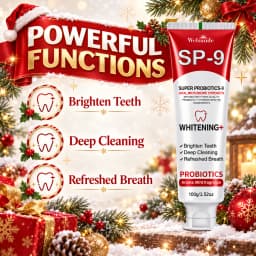 Super Whitening Teeth Toothpaste, Probiotics & Hydroxyapatite Toothpaste, Fresh Breath & Oral Deep Cleaning, Minty Fresh Breath, Brush Teeth to Make Look Brighter, Gum Clean, Ideal Oral Hygiene Gift for Women & Men, Suitable for Everyday