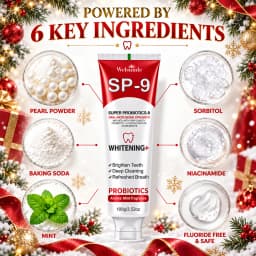 Super Whitening Teeth Toothpaste, Probiotics & Hydroxyapatite Toothpaste, Fresh Breath & Oral Deep Cleaning, Minty Fresh Breath, Brush Teeth to Make Look Brighter, Gum Clean, Ideal Oral Hygiene Gift for Women & Men, Suitable for Everyday