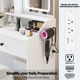 MCQ Living Room Wood Cabinet With LED Mirror Small Makeup Vanity Desk Storage Display Nightstand Bedside Coffee Sofa Tea Table Cabinets For Furniture
