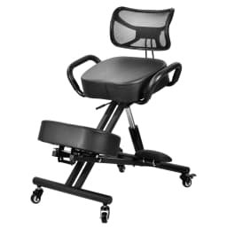 Has Pedals Kneeling Chair with Back Support Ergonomic Multifunctional 198 Lbs Capacity, Kneeling Stool, for Men Women Adults Home Office Study Living Room Meditation