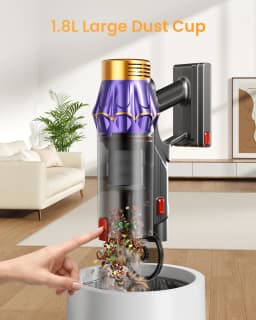 M9/Y9 NEW 80KPA 850W 80000PA Ultra-Strong Cordless Vacuum Cleaner 90 Min Long Runtime Removable Battery 6X4000mAh Smart Display