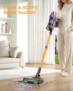 M9/Y9 NEW 80KPA 850W 80000PA Ultra-Strong Cordless Vacuum Cleaner 90 Min Long Runtime Removable Battery 6X4000mAh Smart Display