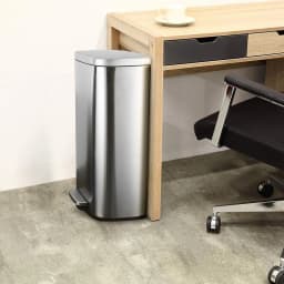 Homfa 30L Stainless Steel Step Trash Can Kitchen Garbage Can W/ Soft Close, Black,White, Silver, Gray, Red