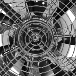 8/10 Inch Black Exhaust Fan 7-Blade High-Speed Ventilation Auto Backdraft Damper Low Noise 60-70dB Kitchen Bathroom Workshop