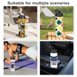 Sublimation Tumblers,12/25 Pack 20 oz Skinny Straight Sports Water Bottles Mugs,for Tumbler Press Machine Sublimation Print