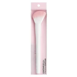 Contour BrushThis angled brush is designed to fit the contours of the face, making it a breeze to apply creative makeup