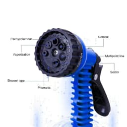  1 Piece Garden Sprinkling Hose With Spray Gun, Portable Sturdy Garden Watering Hose, For Vehicle Washing & Lawn Watering 