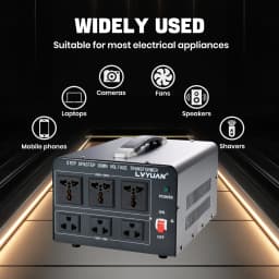 LVYUAN 700W/3500W/6000W Voltage Transformer AC 110V to 220V Or 220V to 110V Step Up&Down Converter US Standard Power Cord