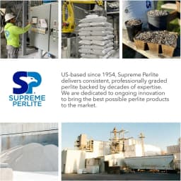 Supreme Perlite Coarse Horticultural Perlite 4 Cu Ft, Soil Aeration Potting Mix, Natural Growing Media for Indoor Outdoor Plants