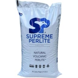 Supreme Perlite Coarse Horticultural Perlite 4 Cu Ft, Soil Aeration Potting Mix, Natural Growing Media for Indoor Outdoor Plants