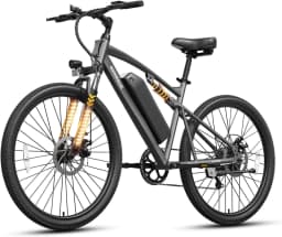 QRONGE Zephyr Electric Bike for Adults 1000W Peak Motor 486Wh Battery Mountain Electric Bicycle 26'' Tire Full Suspension E-bike