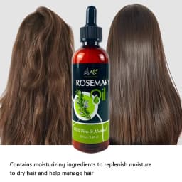 Rosemary Essential Oil (100 ml) with Glass Dropper -Authentic & Premium Oil, Great for Hair Care, Skincare, Massage Aromatherapy