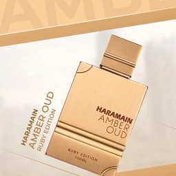Al Haramain Amber Oud Ruby Eau De Parfum 100ml Unisex, Rose & Oud, Long Lasting Luxury Spray