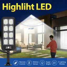 FAMCDC Solar Lights Wall Lamp With Motion Sensor Outdoor Waterproof Lamp for Garden Courtyard Backyard Pathway Street Light