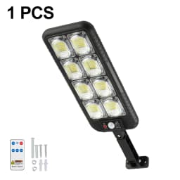 FAMCDC Solar Lights Wall Lamp With Motion Sensor Outdoor Waterproof Lamp for Garden Courtyard Backyard Pathway Street Light