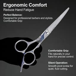 Stainless Steel Hair Thinning Shears Professional Barber Scissors for Precision Cutting Texturizing Layering