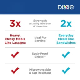 Disposable Paper Plates, 8.5", Multi-Color, 100 Count