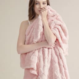 ROSEKIND Soft Taffeta Blanket, Warm Versatile for Bed Sofa Office and Camping, An Elegant Home Decor with Various Colors