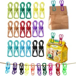 10/20/50Pcs, Colorful Metal Sealing Clips, Multi-Purpose Reusable Storage Clips For Bread, Sealing Bags, Clothes, Documents
