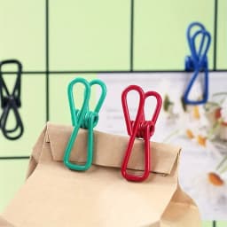 10/20/50Pcs, Colorful Metal Sealing Clips, Multi-Purpose Reusable Storage Clips For Bread, Sealing Bags, Clothes, Documents