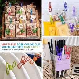 New Mini Bag Sealing Clip Kitchen Storage Food Snack Seal Sealing Bag Clips Portable Sealer Clamp Metal Tool Kitchen Accessories