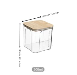 Set of 8 Plastic Free Durable Food Storage Set for Pant
