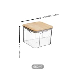 Set of 8 Plastic Free Durable Food Storage Set for Pant