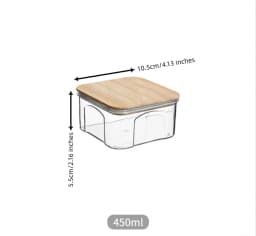 Set of 8 Plastic Free Durable Food Storage Set for Pant