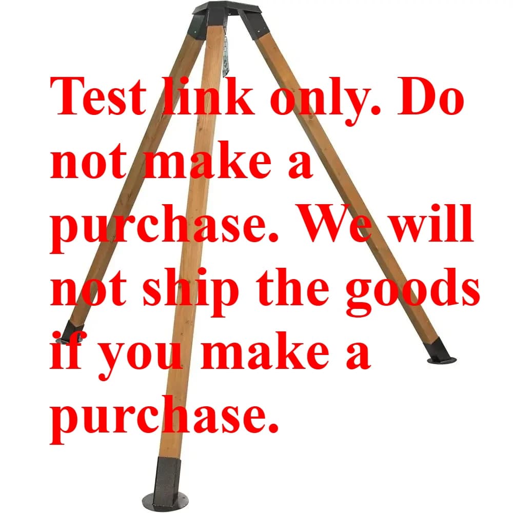 Test link only. Do not make a purchase. We will not ship the goods if you make a purchase.!!!!!!!Vivere Steel Tripod Brakits or 4x4 Posts