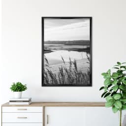 Black Rounded Profile Picture Frame for Wall 20x28 Inches Photo Frame with Mat for Poster Art Display