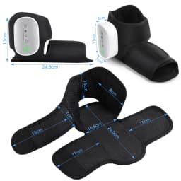Wireless Air Pressure Ankle Massager,Electric Heating Foot Airbag Compression Massage,Ankle Joint Sole Kneading Muscle Relax