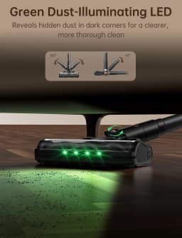 Cordless Vacuum Cleaner 600W/58KPa, Self-Standing Stick Vacuum with 65-Min Runtime & Removable Battery, Self-Cleaning Filtration, Tangle-Free for Pet Hair, Carpets, Hard Floors & Everyday Cleaning