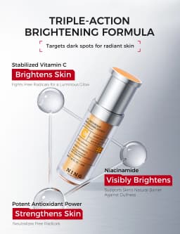 Niacinamide & Vitamin C Serum – Brightening & Hydrating Formula for Dark Spots & Hyperpigmentation Treatment