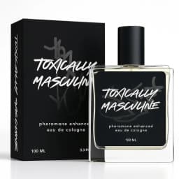 Toxically Masculine Cologne Infused Eau de Cologne for Men, 100 ml / 3.4 Fl Oz Spray, Classic Cologne Scent Masculine Fragrance, Long Lasting Men’s Cologne for Daily Wear, Night Out & Gifts for Him
