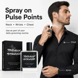 Toxically Masculine Cologne Infused Eau de Cologne for Men, 100 ml / 3.4 Fl Oz Spray, Classic Cologne Scent Masculine Fragrance, Long Lasting Men’s Cologne for Daily Wear, Night Out & Gifts for Him