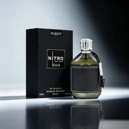 Long Lasting 80% Eau De Parfum Nitro Black Masculine Dark Woody Perfume Dumont Black Leather Bottle 100ml For Men Gift