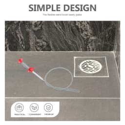 Flexible Sink Claw Pick Up Pipeline Dredge Hair Cleaner Bend Tool Flexible Drain Grabber Drain Clog Removing Tool