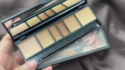 6 Shades Cream Color Correcting Concealer Palette with Dual-Ended Makeup Brush, Full Coverage Makeup Corrector Kit for Dark Circles, Redness & Blemishes
