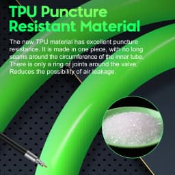 2 Pcs CYCLAMI Mountain Bike Inner Tube UltraLight MTB 26 27.5 29 Inch TPU Hose Metal Presta Valve 45mm FV For Mountain 1.9 - 2.5