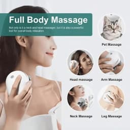 Electric Scalp Massager, Portable USB Scalp Massage Device, With 4 Detachable Massage Claws, 3 Adjustable Modes, Full Body Relaxation Tool, Scalp Itching Massage Brush, Cat And Dog Massager, Head Massager, Massage Machine, Massage Tools