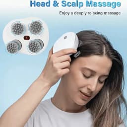 Electric Scalp Massager, Portable USB Scalp Massage Device, With 4 Detachable Massage Claws, 3 Adjustable Modes, Full Body Relaxation Tool, Scalp Itching Massage Brush, Cat And Dog Massager, Head Massager, Massage Machine, Massage Tools