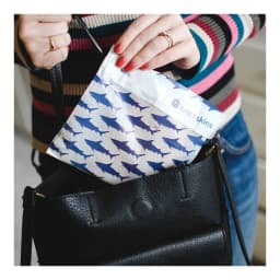 Recyclable & Sealable Paper Sandwich Bags - Shark - 50ct